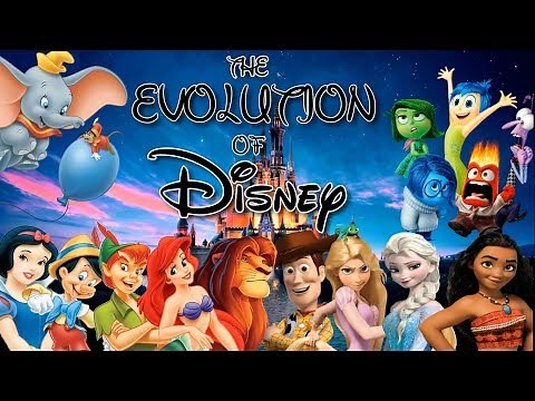 The Evolution Of Disney (1937-2018)