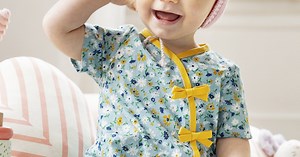 Couture bébé : patron gratuit pour coudre une barboteuse