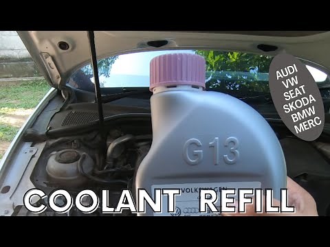 How to Refill the coolant in AUDI | Volkswagen | SEAT | SKODA