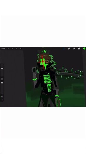 Draw 1x1x1x1 hacker #forsaken #1x1x1x1 #art #happy