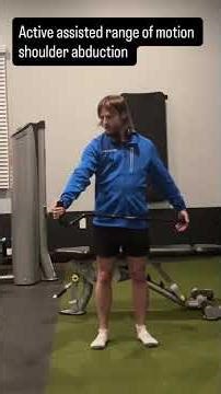 Shoulder abduction AAROM #shouldermobility
