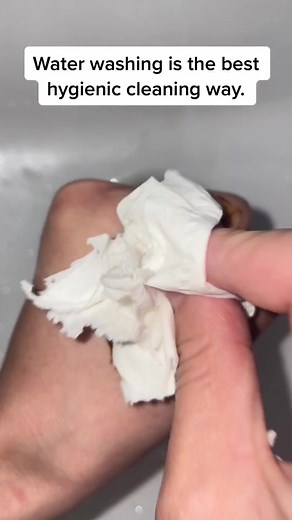 Wiping buttocks only with toilet paper 🧻 isn’t clean enough. #bidet #buyabidet