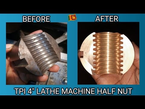 Making a new TPI 4" Lathe Machine Thread Screw Bar Half Nut | how to acme thread cutting | #ToolRoom