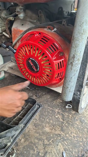 Replace the recoil starter of a 14hp generator #recoilstarter #generatorpull #generatorwithwarranty