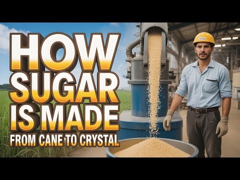 “How Sugar Is Made – From Sugarcane to Pure Crystals | Complete Mill Process Explained”