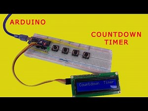 Countdown timer with Arduino #arduino #countdown