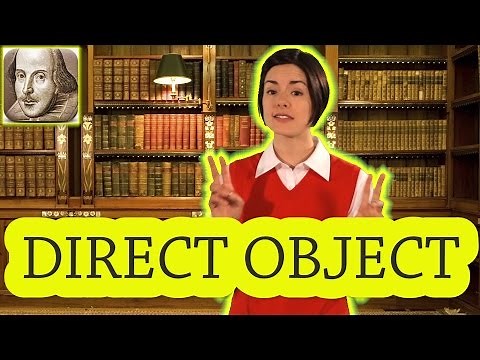 What is a Direct Object? English Grammar for Beginners | Basic English | ESL