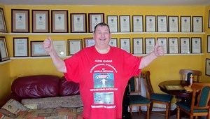 Interview with a local 'strong man', the living legend that is John Evans