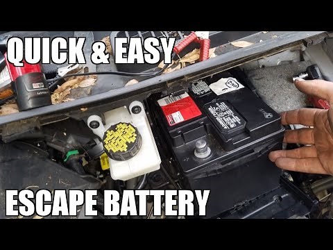 How to Replace Battery in a 13-19 Ford Escape