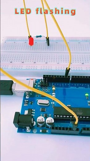 Arduino Tutorial 2:Control the blinking of LED lights with Arduino #experiment #arduinoproject