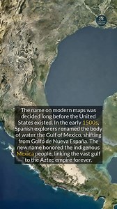 85K views · 1.1K reactions | The Gulf of Mexico got its name from Spanish explorers honoring the indigenous Mexica people. #history #didyouknow #worldhistory | Ancient Enigma | Facebook
