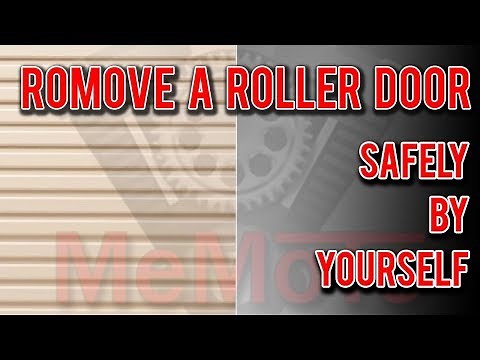 Remove roller door yourself