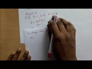 Theory of Computation: Conversion of DFA to RE - State Elimination Method: Example1