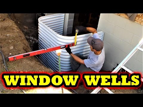 How to install Egress Window Well start to finish DIY