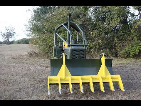Homemade Bulldozer Root Rake