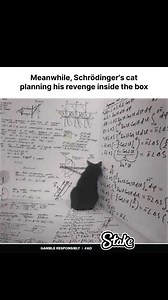 Schrödinger’s Cat States: ------------------------- A famous thought experiment in quantum mechanics illustrating the concept of superposition, where a cat inside a sealed box is considered simultaneously alive and dead until observed. --------------------------------------- ➡️ Explanation: ---------------- This paradox challenges classical logic, highlighting how quantum particles can exist in multiple states until measured. The cat symbolizes the strange nature of quantum uncertainty, where re