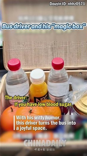 Bus driver and his "magic box"
