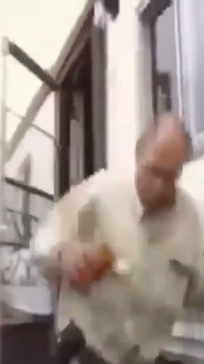 Drunk man falling down the stairs *meme*