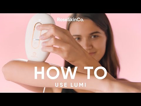 How To Use Lumi | IPL Hair Removal At Home Tutorial | RoseSkinCo