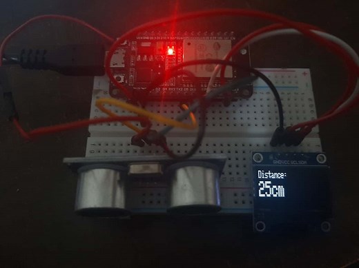 HC-SR04 Ultrasonic Sensor with ESP32 - Measure Distance