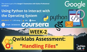 Using Python to Interact with the Operating System Week2 Solution - Techies Talk