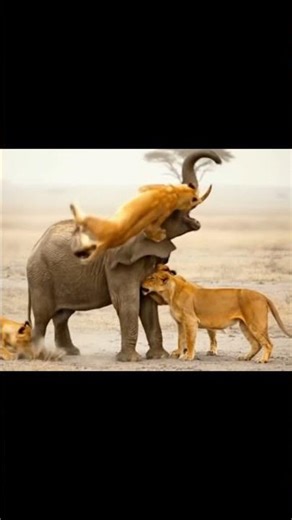 The Shocking Truth Why Even Lions Fear Elephants!