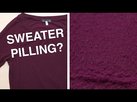 How To Depill A Sweater