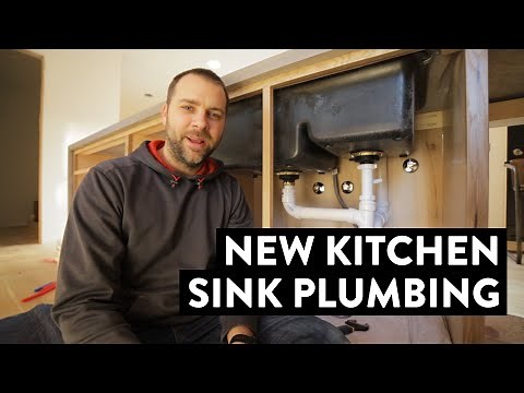 Installing A New Kitchen Sink Drain And Dishwasher In My Island | DIY PVC Plumbing