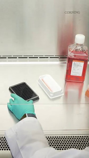 Changing cell culture media in Corning® Elplasia® plates