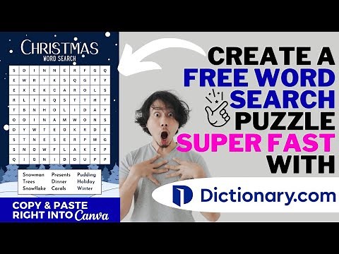 Create A Free Quick & Easy Word Search Puzzle with Dictionary.com Generator