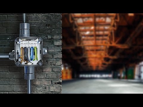 Cable junction boxes with PE inlay