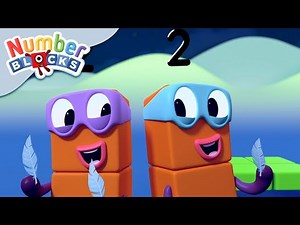 ‪@Numberblocks‬ - Terrible Two's Playing Tricks! | April Fools | Learn to Count
