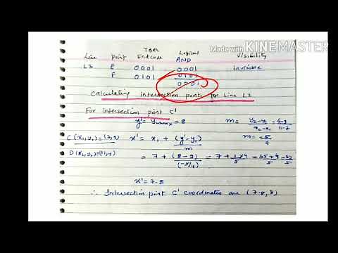 Numerical 3 on Cohen Sutherland line clipping algorithm - lecture 47/ computer graphics