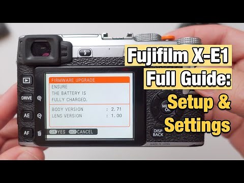 Fujifilm X-E1 Setup & Settings - Street Photography