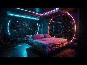 Spaceship Ambience with Deep Bass | Space Station Sleeping Quarters