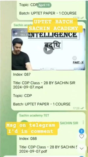 UPTET batch by Sachin Academy