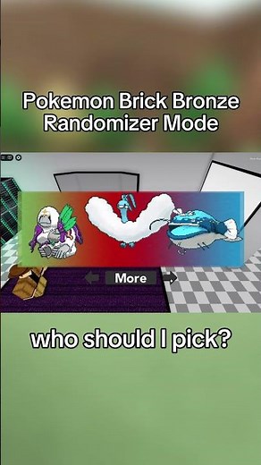 Pokemon Brick Bronze Randomizer Mode! (Possible Starters)