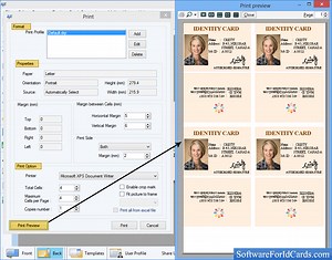 ID Card Designing Software: Create and print identification card