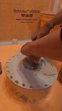 How to install a schluter drain