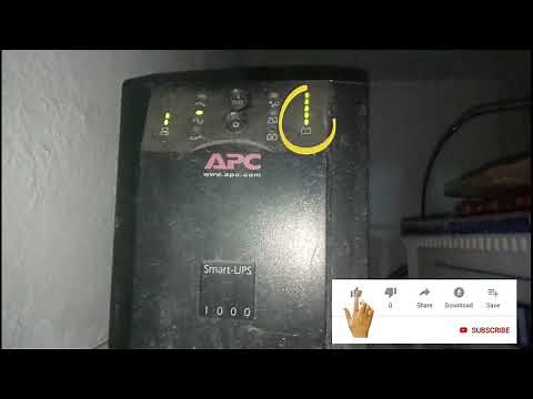 What is APC UPS Software / Calibration Problem Error, Battery Lights Blinking