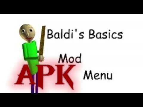 baldi mod apk menu