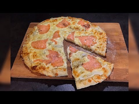 NORWEGIAN SALMON PIZZA 🍕
