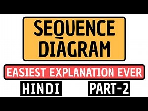 Sequence Diagram Part-2 Explained in Hindi l UML Diagram l Software Modeling and Designing Course