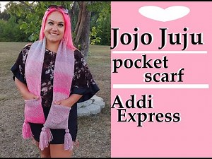 POCKET SCARF PATTERN - CIRCULAR MACHINE