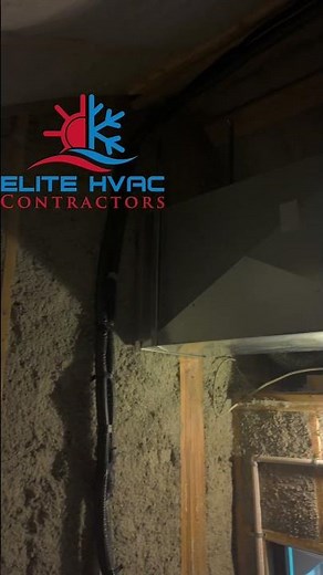 Mitsubishi ducted heat pump install