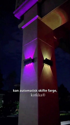 ☀️【Solcellelampe – Plug-and-Play-belysning】 ✨ Lys opp hagen din –...