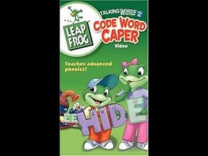 Opening to LeapFrog: The Talking Words Factory 2: Code Word Caper 2004 VHS