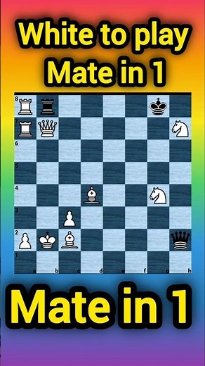 Brilliant Checkmate in 1 Move!#chesspuzzle