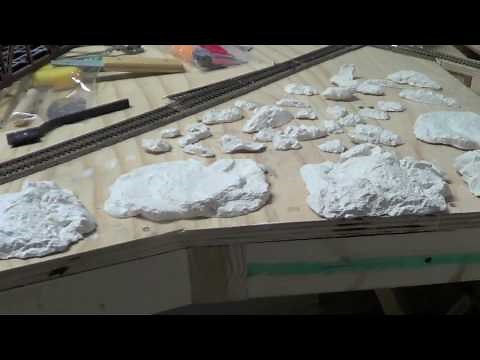 Rock Moulds On The Mountains "Model Trains"
