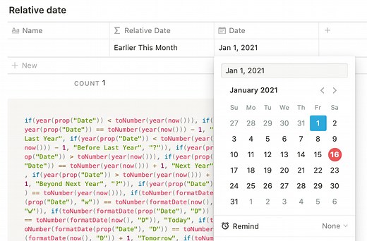Calculate Relative Date From a Standard Date Property - Notion Things
